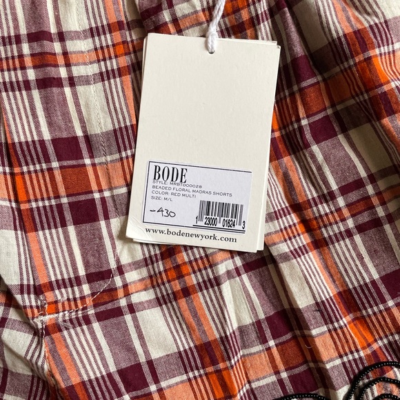 BODE Plaid Shorts - Picture 3 of 3